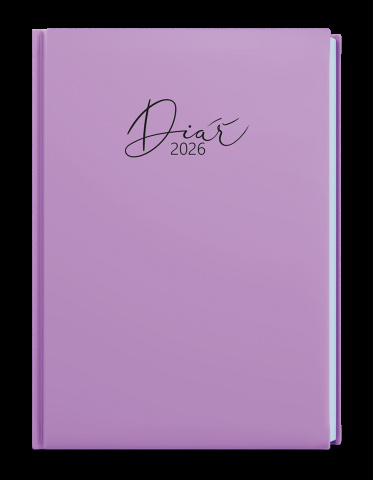 Týdenní diář - Prokop - Pastel - B6 - fialová