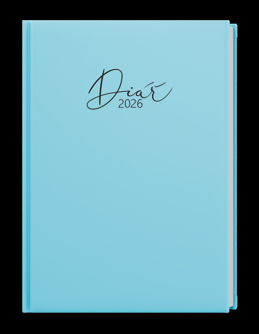 Týdenní diář - Prokop - Pastel - B6 - modrá