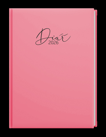 Týdenní diář - Prokop - Pastel - B6 - růžová