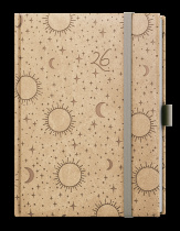 Týdenní diář - Prokop - Vivella extra - B6 - béžová - Hvězdy foto