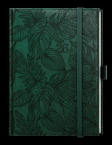 Týdenní diář - Prokop - Vivella extra - B6 - tmavě zelená - Tropik foto