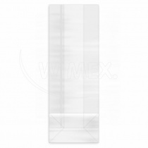 Sáček čirý (OPP) s obdélníkovým dnem 10+6 x 28 cm [100 ks] foto