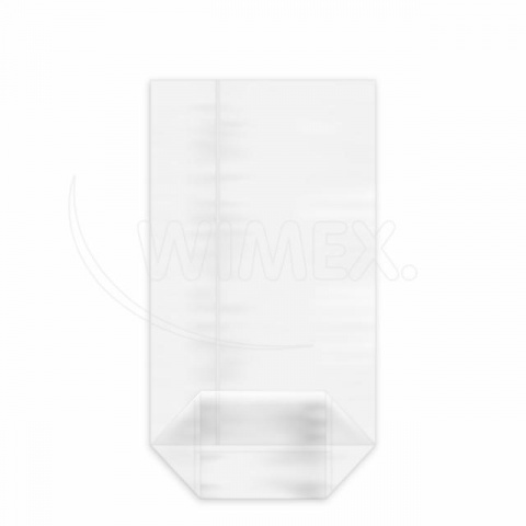 Sáček čirý (OPP) s křížovým dnem 12 x 22,5 + 5 cm [100 ks]