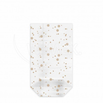 Sáček čirý (OPP) s křížovým dnem Hvězdy zlaté 11,5 x 19 + 4,5 cm [100 ks] foto