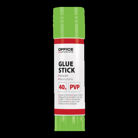 Lepicí tyčinka Office Products, PVP, 40 g, transparentní