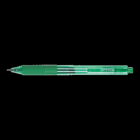 Propiska gelový roller Office Products, 0,25 mm, zelený