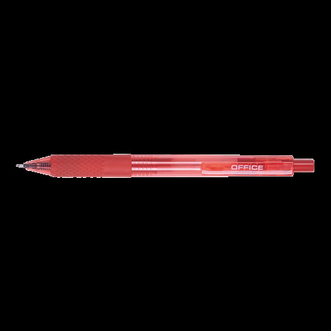 Propiska gelový roller Office Products, 0,25 mm, červený