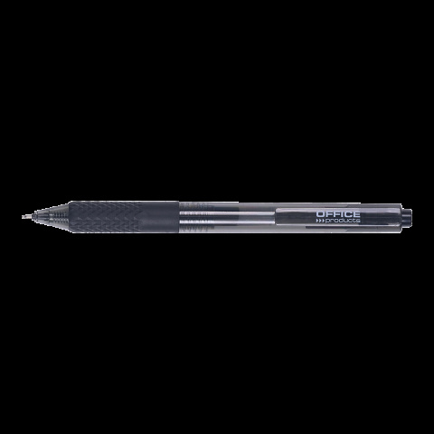 Propiska gelový roller Office Products, 0,25 mm, černý