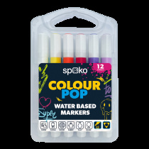 Popisovače sada Spoko COLOUR POP, 2-5 mm, 12 ks, mix barev foto