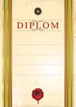 Diplom A4 Pečeť foto