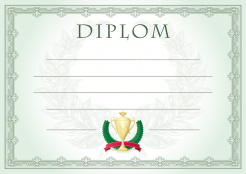 Diplom A4 Vavřín foto