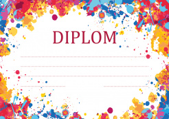 Diplom A5 Barvy foto