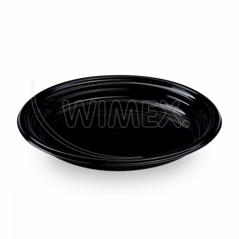 Talíř (PP) Reware Dinner opakovaně použitelný černý O22cm [12 ks]