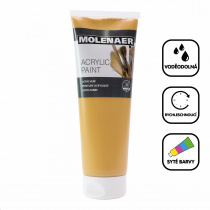 Barva akrylová Molenaer, 250 ml, okrová foto