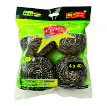 Drátěnka Jumbo 40g nerezová 4ks foto