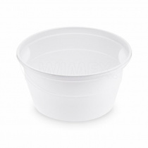 Miska (PP) bílá O127mm 500ml [50 ks] foto
