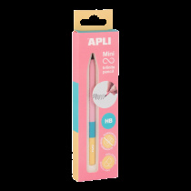 Tužka nekonečná trojbarevná Mini, HB, růžová foto