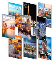 Blok kroužkový A4 linka 70 listů BV 70g mix 9 motivů foto