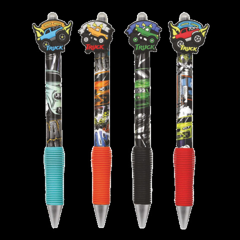 Propiska Colorino gumovací 1ks Auta