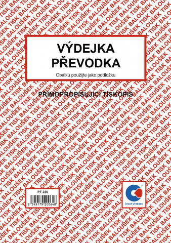 Výdejka - převodka A5 Bal.sp. PT230