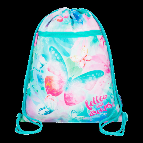 Vak na záda stahovací Colorino Follow your Dreams, PES