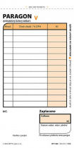 Paragon - daňový doklad OP1089 čísl.sp. foto