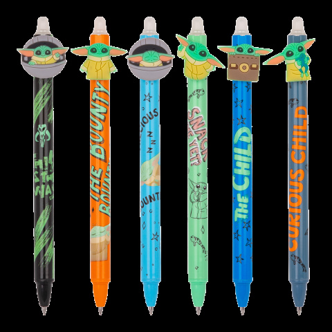 Propiska Colorino gumovací 1ks Mandalorian Baby Yoda AKCE