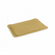 Tácek papírový (FSC Mix) nepromastitelný kraft 13 x 20 cm `č.4` [250 ks] foto