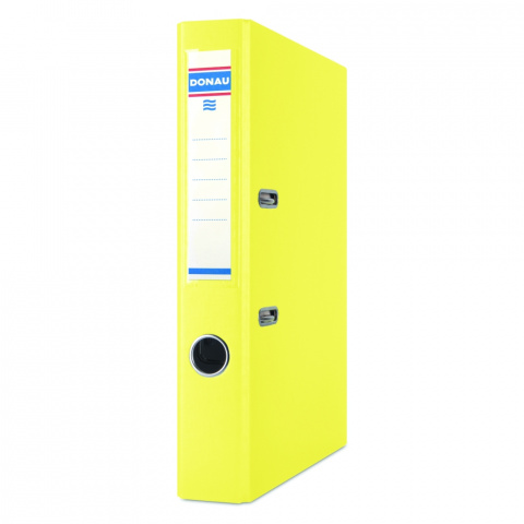 Pořadač pákový A4 50mm Donau Master PP žlutý