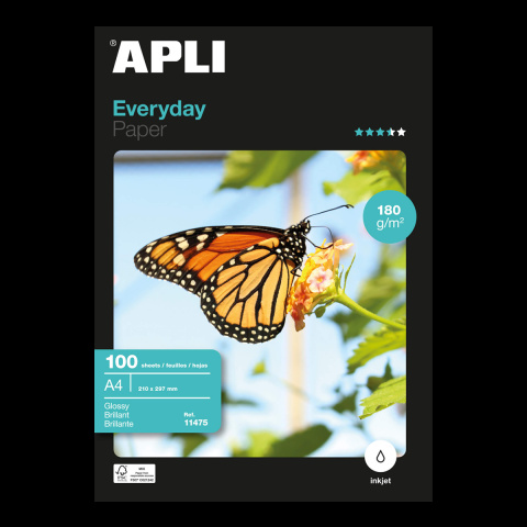 Fotopapír APLI Everyday, A4, 180g, 100 listů