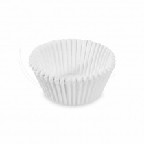 Cukrářský košíček (PAP) bílý O40 x 24 mm [1000 ks] foto