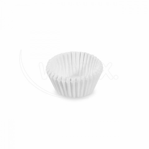 Cukrářský košíček (PAP) bílý O26 x 16 mm [1000 ks]
