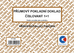 Příjmový pokl. doklad A6 Bal. čísl.sp. PT022 foto