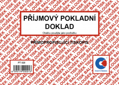 Příjmový pokl. doklad A6 Bal.sp. PT020 foto