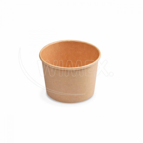 Papírová miska (PAP/PE) kraft O90mm 250ml [50 ks]