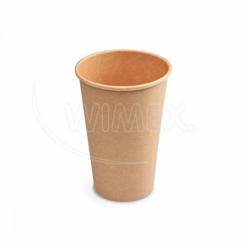 Kelímek papírový kraft (FSC Mix/PE) O80mm 330ml `0,3L/10oz/ML` [50 ks]