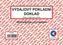 Výdajový pokl. doklad A6 Bal. sp. PT040 foto