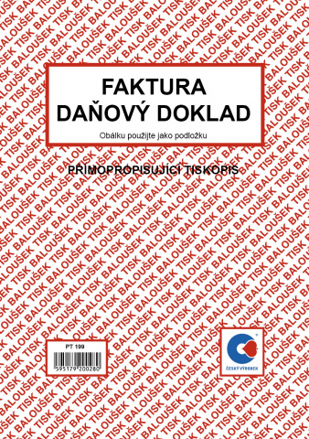 Faktura - daňový doklad A5 Bal.sp. PT199