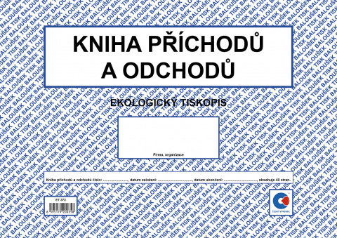 Kniha příchodů a odchodů ET372