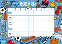 Rozvrh hodin A5 Sport foto