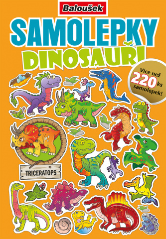 Samolepkový sešit - Dinosauři
