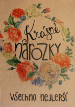 Přáníčko BeBechy – recyklovaný papír – Narozky foto