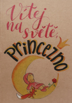 Přáníčko BeBechy – recyklovaný papír - Princezna foto