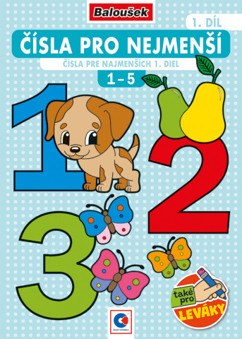Omalovánka A5 BO103 Čísla pro nejmenší, 1. díl