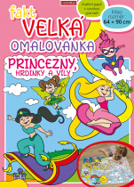 Fakt velká omalovánka - Princezny, hrdinky a víly BO911 foto