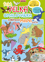 Fakt velká omalovánka - Zvířatková mapa světa BO910 foto