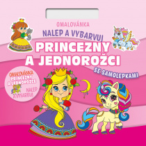 Nalepuj a vybarvuj! BO811 Princezny a jednorožci foto