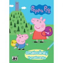 Omalovánky A5+ JM Peppa na výletě foto