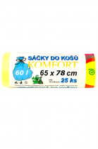 Sáčky do koše EKOZ KOMFORT 65x78 60l 25ks foto