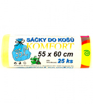 Sáčky do koše EKOZ KOMFORT 55x60 35l 25ks foto